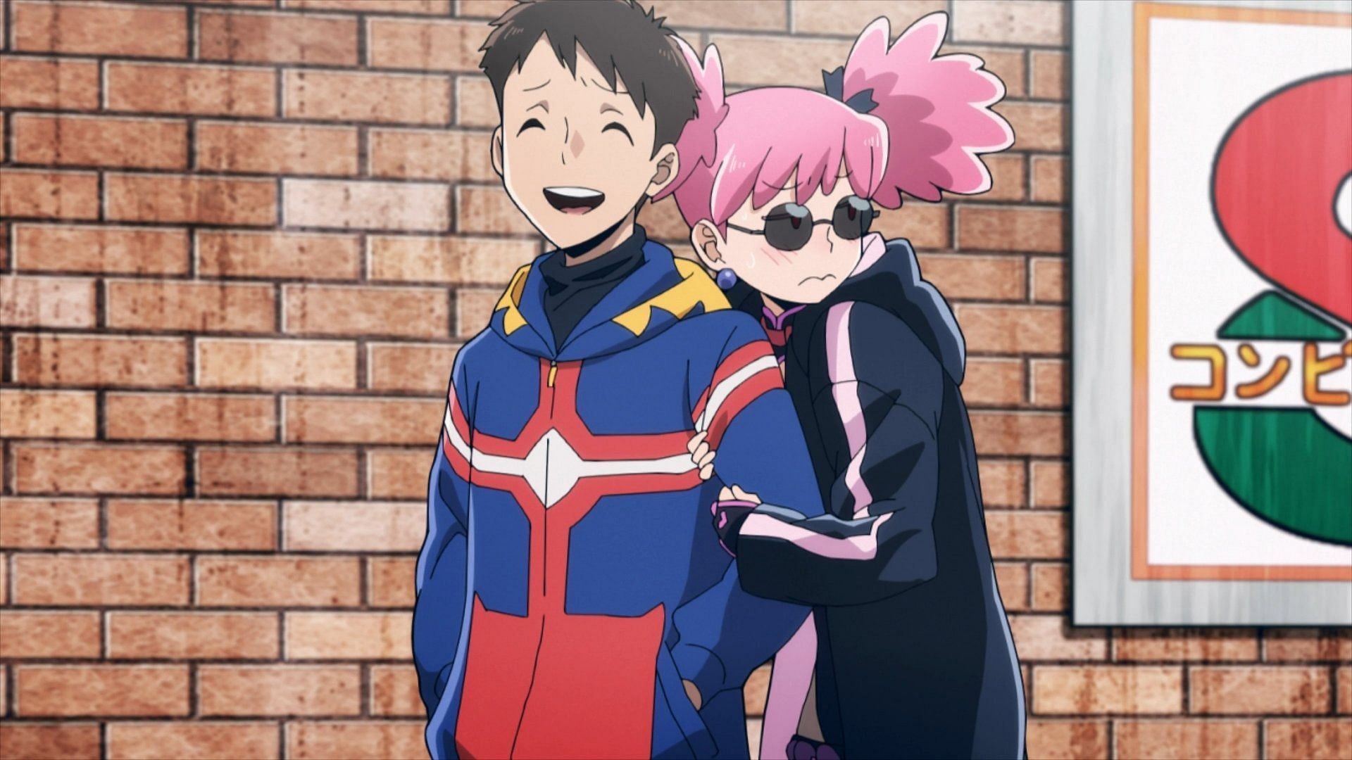 Koichi and Kazuho in My Hero Academia: Vigilantes anime (image via Studio Bones)